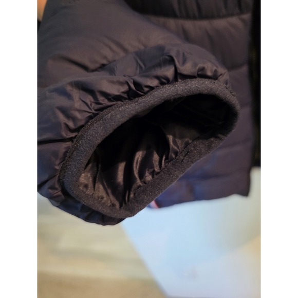 Quarry Jeans Thermic Jacket Men's XL EG Navy Puffer Faux Fur Lined Winter NWT - Picture 6 of 13